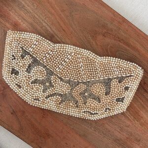 Pearl Vintage Beaded Clutch
